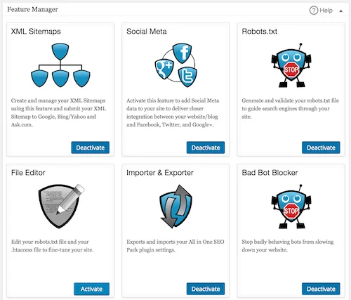 Tính năng All in One SEO Pack Pro