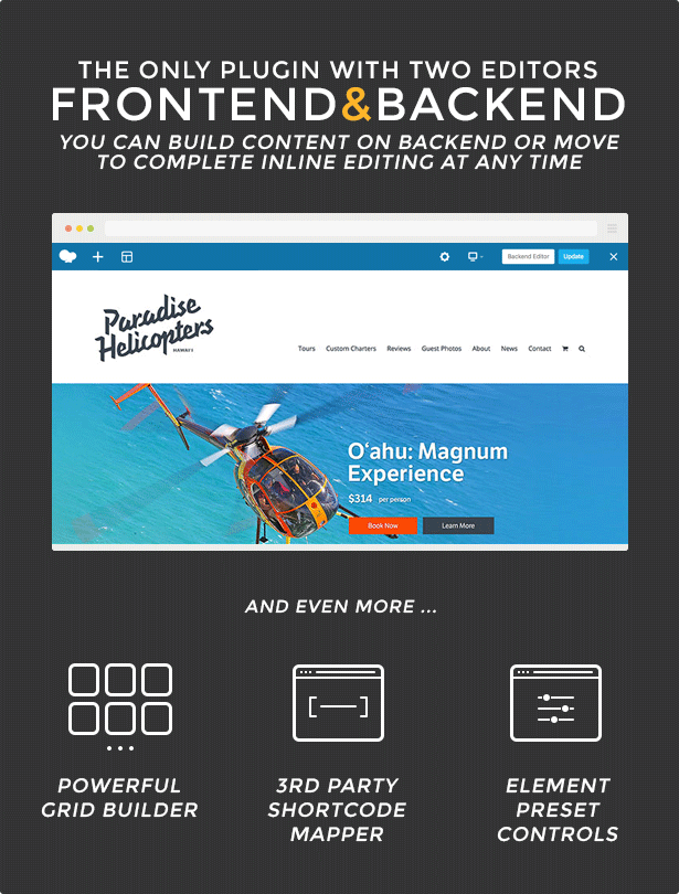 Tính năng WPBakery Page Builder for WordPress