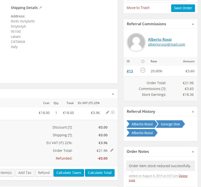 Tính năng YITH WooCommerce Affiliates Premium