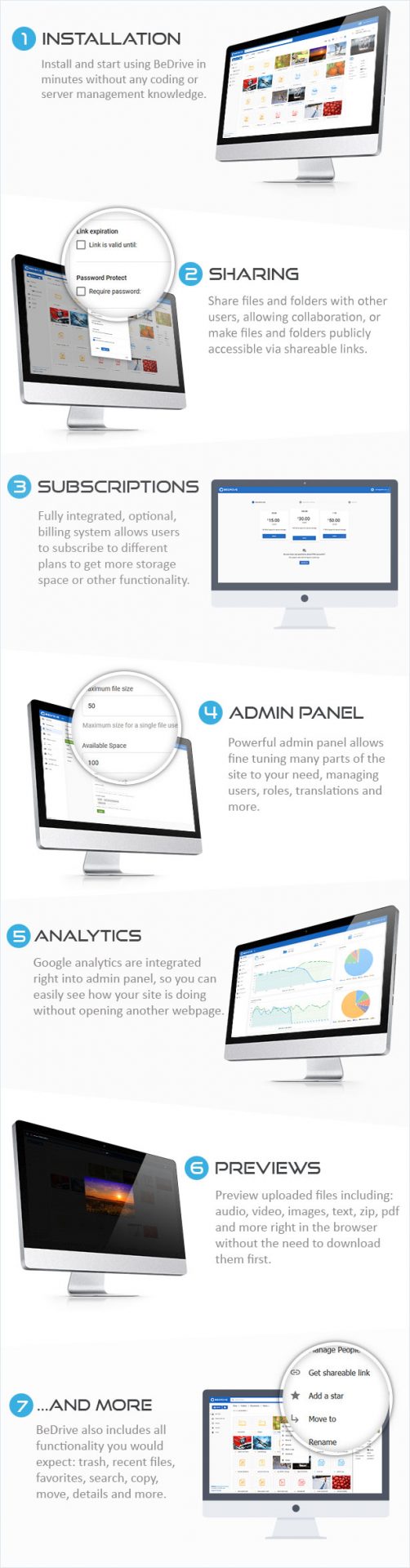 BeDrive - File Sharing and Cloud Storage