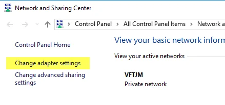 Cách xem mật khẩu WiFi đã lưu trên Windows 7, 8 và 10 2 thay đổi cấu hình bộ chuyển đổi