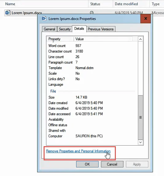 Cách xóa hoàn toàn siêu dữ liệu cá nhân khỏi tài liệu Microsoft Office 41 Cách xóa hoàn toàn siêu dữ liệu cá nhân khỏi tài liệu Microsoft Office