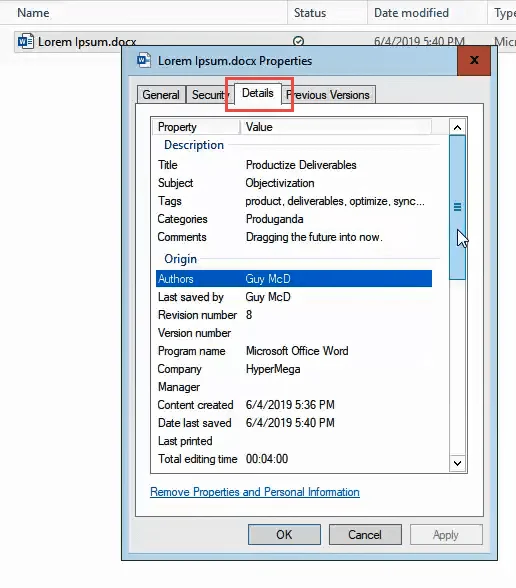 Cách xóa hoàn toàn siêu dữ liệu cá nhân khỏi tài liệu Microsoft Office 28 Cách xóa hoàn toàn siêu dữ liệu cá nhân khỏi tài liệu Microsoft Office