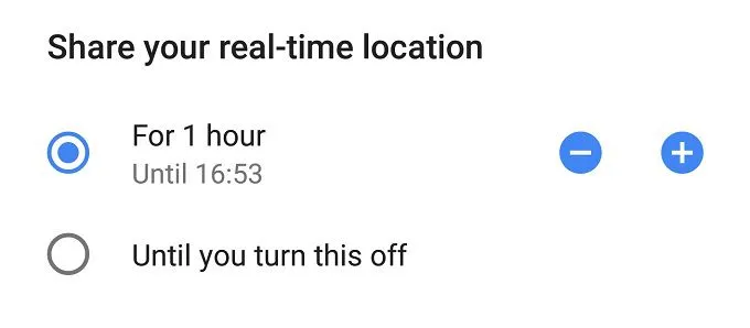 Sử dụng Google Location Sharing để theo dõi những người thân yêu 5 Sử dụng Google Location Sharing để theo dõi những người thân yêu