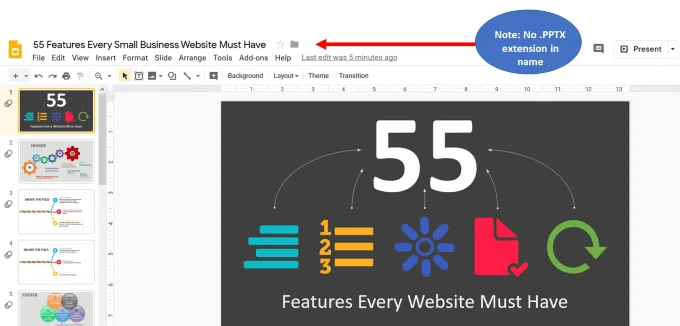 Cách chuyển đổi bản trình bày PowerPoint sang slide của Google 14 Cách chuyển đổi bản trình bày PowerPoint sang slide của Google
