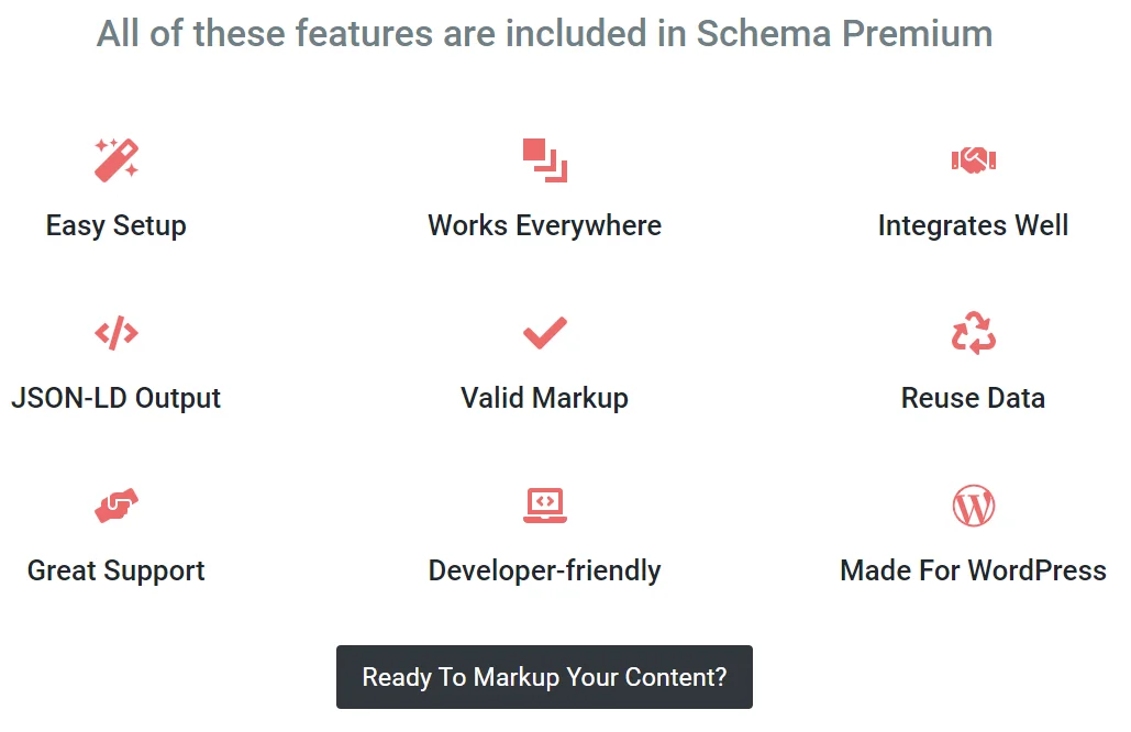 Tính năng Schema Plugin for WordPress - Structured Data By SchemaPress