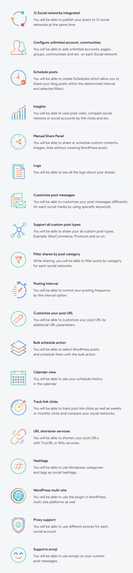 FS Poster v5.3.0 NULLED - WordPress Auto Poster & Scheduler 1 Tính năng nổi bật FS Poster - WordPress Auto Poster & Scheduler