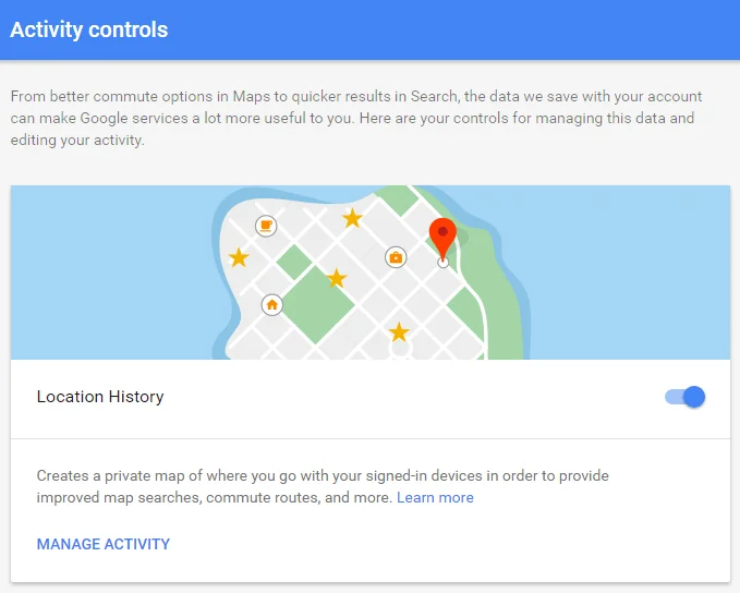 Activity-controls-google 