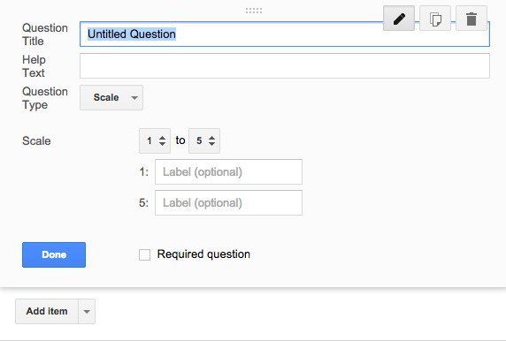 Cách tạo Khảo sát trực tuyến miễn phí bằng Google Docs 6 thêm mẫu câu hỏi