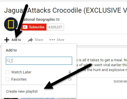 Cách tạo video YouTube liên tục 4 thêm vào danh sách phát