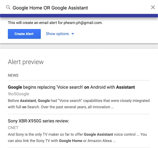 Làm thế nào để trở thành một chuyên gia sử dụng Google Alerts 11 Làm thế nào để trở thành một chuyên gia sử dụng Google Alerts