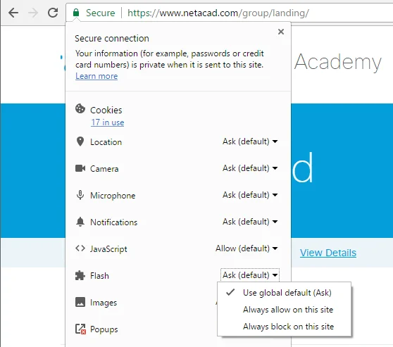 Cách bật Flash trong Chrome cho các trang web cụ thể 8 Cách bật Flash trong Chrome cho các trang web cụ thể