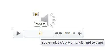 Cách thêm nhạc vào bản trình bày PowerPoint 4 đánh dấu âm thanh