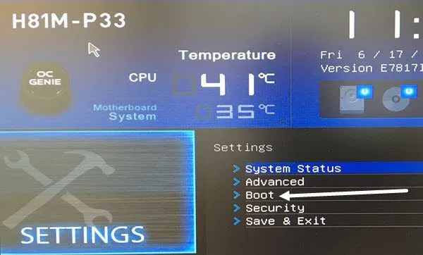 Truy cập BIOS & Thay đổi thứ tự khởi động cho mọi phiên bản Windows 11 cài đặt khởi động bios