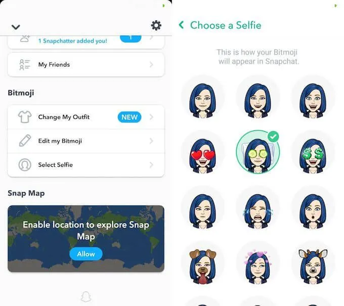 Cách biến mình thành phim hoạt hình bằng Bitmoji 4 Cách biến mình thành phim hoạt hình bằng Bitmoji