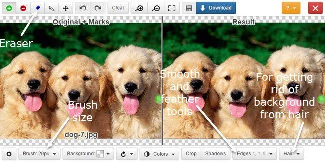 Cách xóa hình nền 10 clippingmagic