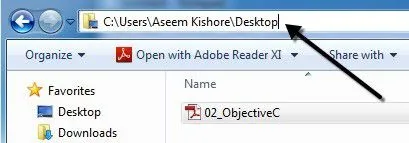 Chèn một tệp PDF vào PowerPoint 10 sao chép đường dẫn thám hiểm