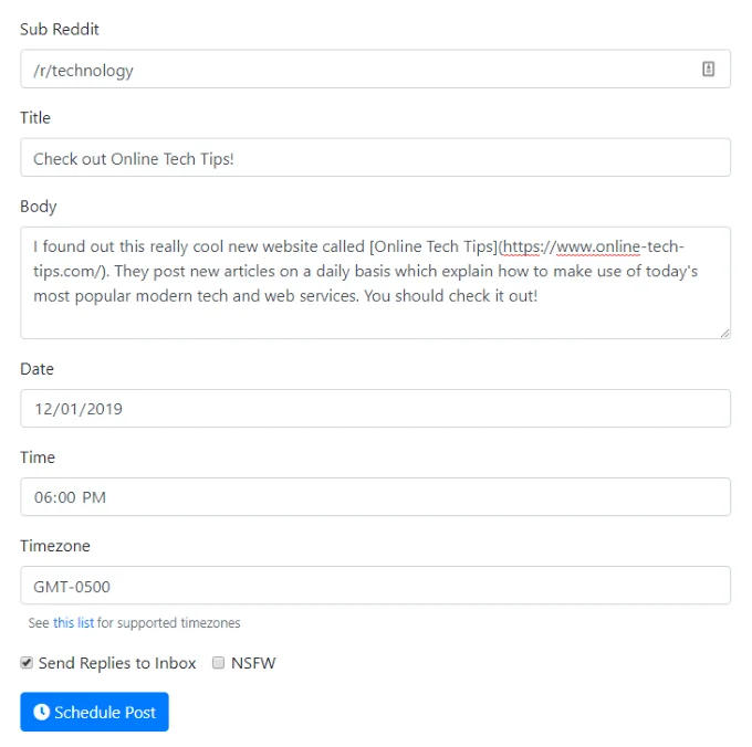 Cách lên lịch đăng bài trên Reddit 3 Cách lên lịch đăng bài trên Reddit