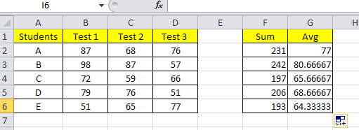 Hướng dẫn cơ bản về Microsoft Excel - Học cách sử dụng Excel (Phần 1) 22 dữ liệu tính toán excel