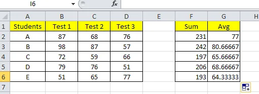 Hướng dẫn cơ bản về Microsoft Excel - Học cách sử dụng Excel (Phần 1) 22 dữ liệu tính toán excel