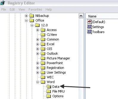 xóa khóa dữ liệu từ