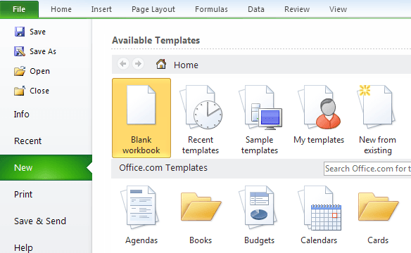 Hướng dẫn cơ bản về Microsoft Excel - Học cách sử dụng Excel (Phần 1) 6 menu tập tin excel
