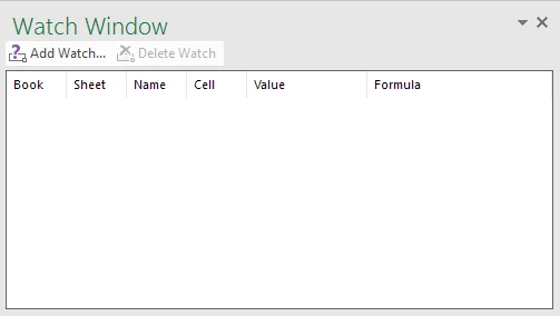 Sử dụng Cửa sổ Xem Excel để theo dõi các ô quan trọng trong Sổ làm việc 3 cửa sổ đồng hồ excel