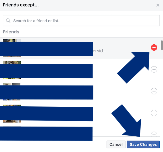 Ẩn một người bạn từ người khác trên Facebook 7 Ẩn một người bạn từ người khác trên Facebook