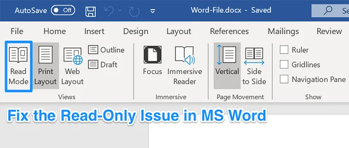 Cách khắc phục khi Word mở ở chế độ chỉ đọc 15 Cách khắc phục khi Word mở ở chế độ chỉ đọc