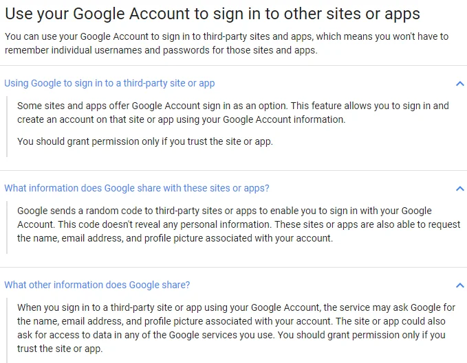 Cách kiểm tra các ứng dụng được kết nối với Google và Facebook của bạn