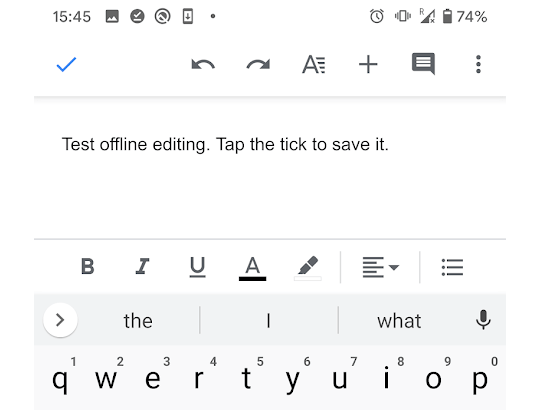 Mẹo sử dụng Google Docs trên thiết bị di động của bạn 8 Mẹo sử dụng Google Docs trên thiết bị di động của bạn