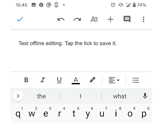 Mẹo sử dụng Google Docs trên thiết bị di động của bạn 8 Mẹo sử dụng Google Docs trên thiết bị di động của bạn