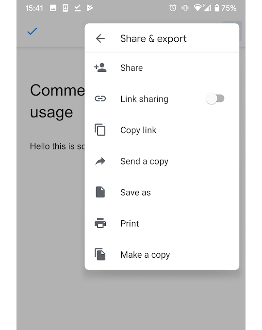 Mẹo sử dụng Google Docs trên thiết bị di động của bạn 4 Mẹo sử dụng Google Docs trên thiết bị di động của bạn