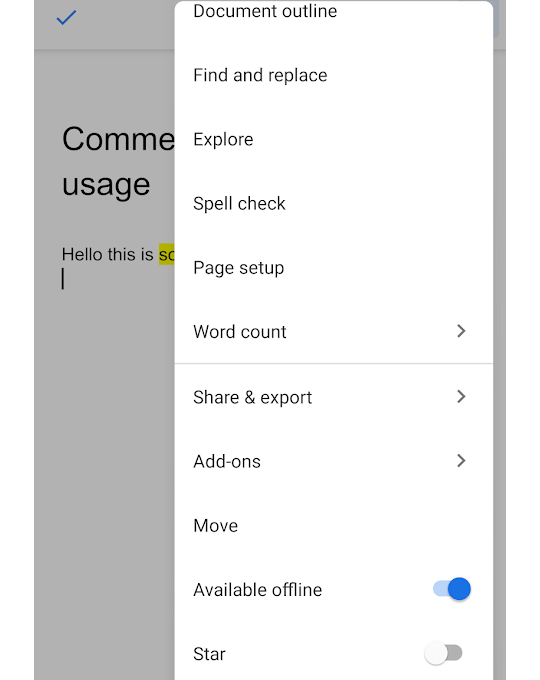 Mẹo sử dụng Google Docs trên thiết bị di động của bạn 7 Mẹo sử dụng Google Docs trên thiết bị di động của bạn