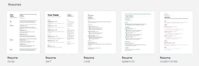 Cách sử dụng Google Docs Resume Template 3 Cách sử dụng Google Docs Resume Template