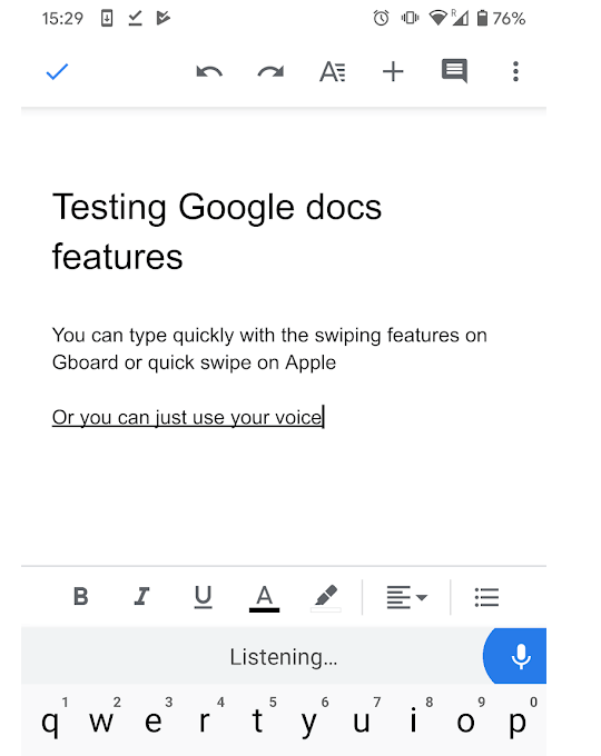 Mẹo sử dụng Google Docs trên thiết bị di động của bạn 2 Mẹo sử dụng Google Docs trên thiết bị di động của bạn