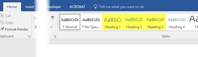 Nhanh chóng thêm mục lục vào tài liệu Word 1 định dạng từ