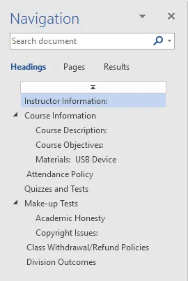 Nhanh chóng thêm mục lục vào tài liệu Word 4 tiêu đề xem từ