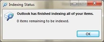 Tìm kiếm Email Outlook theo người gửi, ngày, từ khóa, kích thước và hơn thế nữa 6 email triển vọng chỉ mục
