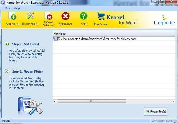 Hướng dẫn cơ bản để sửa chữa tệp Word bị hỏng 20 kernel cho từ