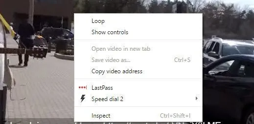 Cách tạo video YouTube liên tục 2 menu chrome vòng lặp
