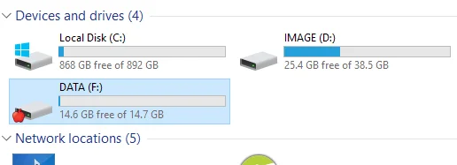 Cách xem tệp Mac trên PC Windows 4 ổ đĩa mac trên windows