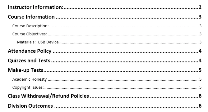 Nhanh chóng thêm mục lục vào tài liệu Word 13 mục lục sửa đổi
