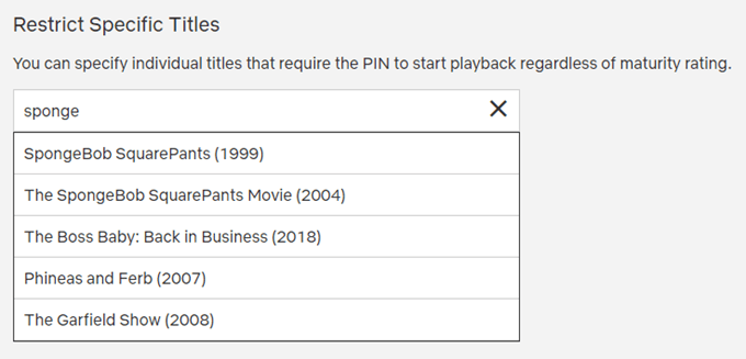 Cách sử dụng tính năng kiểm soát của cha mẹ trên Netflix 5 Cách sử dụng tính năng kiểm soát của cha mẹ trên Netflix