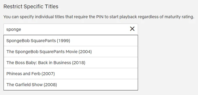 Cách sử dụng tính năng kiểm soát của cha mẹ trên Netflix 5 Cách sử dụng tính năng kiểm soát của cha mẹ trên Netflix