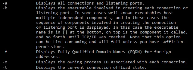 lệnh netstat giúp