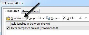 Cách đặt tin nhắn trong Outlook 6 triển vọng quy tắc mới