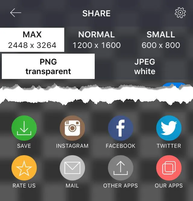 Cách xóa hình nền 16 tùy chọn đầu ra