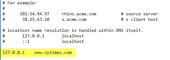 chuyển hướng máy chủ trang web