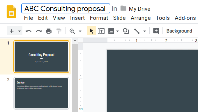Hướng dẫn nhanh để tạo các slide Google tuyệt đẹp 2 Hướng dẫn nhanh để tạo các slide Google tuyệt đẹp